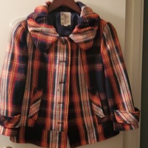 Tulle Plaid Medium Jacket